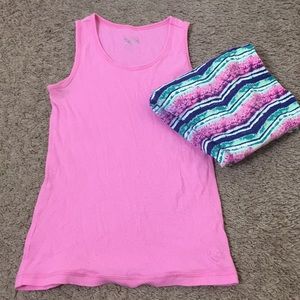 A tank top and matching leggings